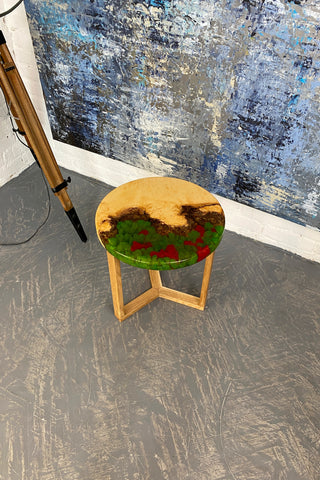 Moss Epoxy Coffee Table