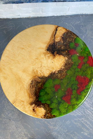 Moss Epoxy Coffee Table
