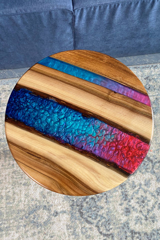 Colored Epoxy Table