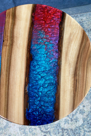 Colored Epoxy Table