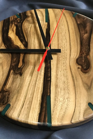 Wood Epoxy Resin Clock