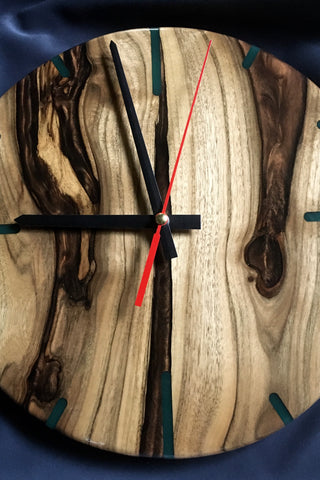 Wood Epoxy Resin Clock