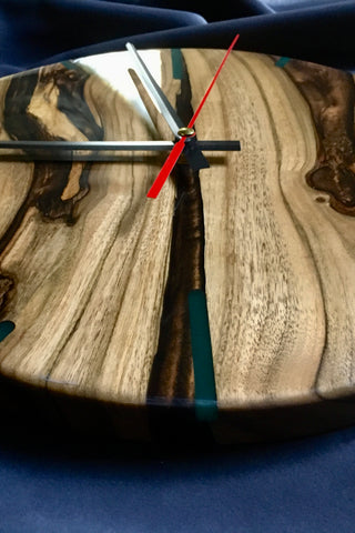 Wood Epoxy Resin Clock