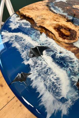 Round Resin Dining Table