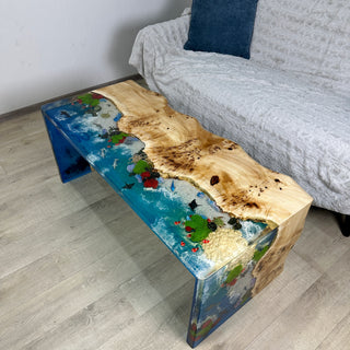 Couchtisch mit Aquarium-Design