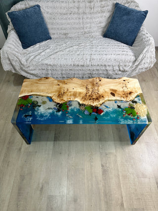 Coffee Table With Ocean Creatures
