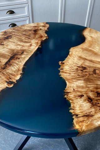 Custom Round Epoxy Dining Table