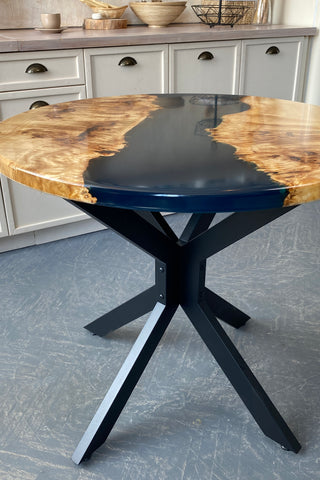 Custom Round Epoxy Dining Table