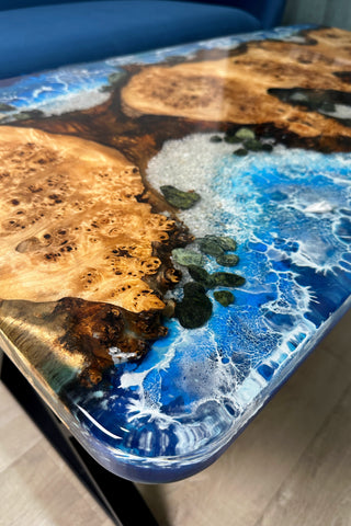 Glow in the Dark Epoxy Resin Table