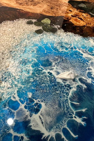 Glow in the Dark Epoxy Resin Table