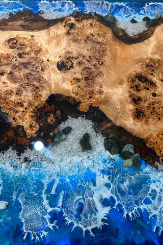 Glow in the Dark Epoxy Resin Table