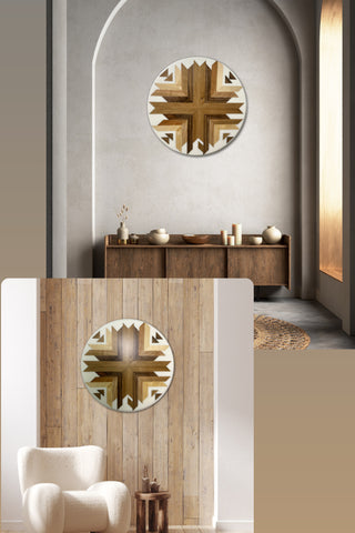 Geometric Wood Wall Art