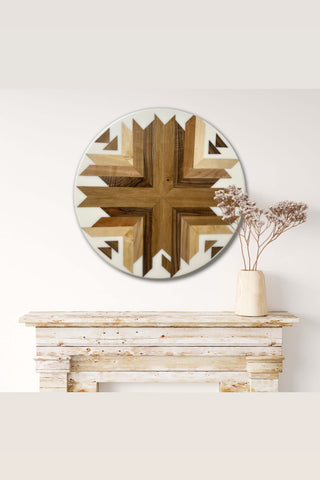 Geometric Wood Wall Art