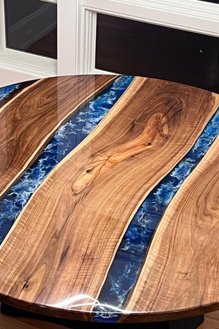 Epoxidharz Tisch Rund