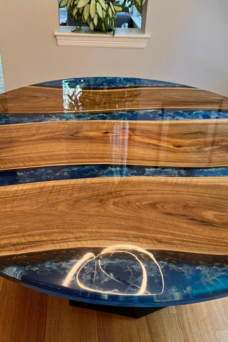 Epoxidharz Tisch Rund