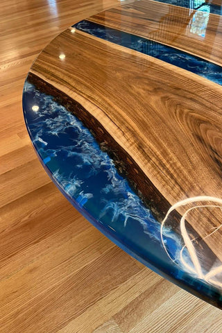 Epoxidharz Tisch Rund
