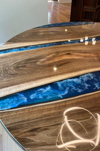 Epoxidharz Tisch Rund