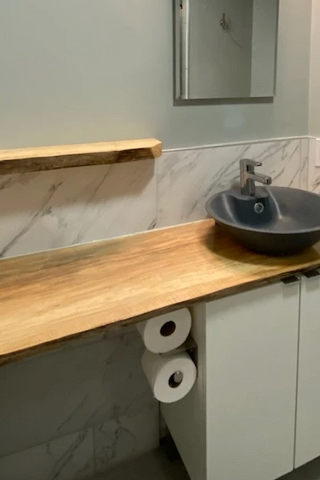 Solid wood bathroom vanities table tops