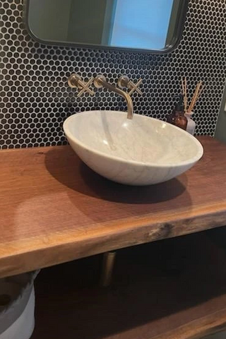 Solid wood bathroom vanities table tops