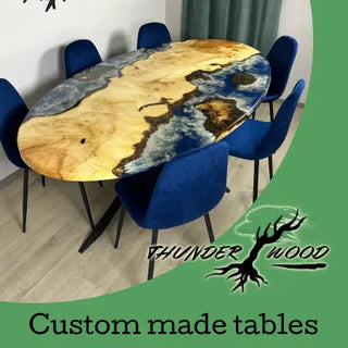 Custom oval tabletop 84x48” for Steve