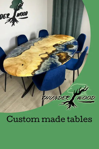 Custom oval tabletop 84x48” for Steve