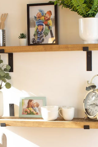 Rustic Shelves for Wall Set of 2