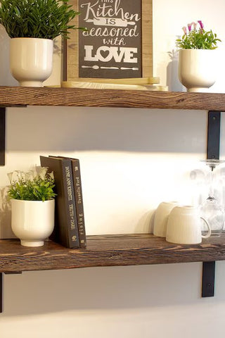 Floating Wall Shelves Set of 2