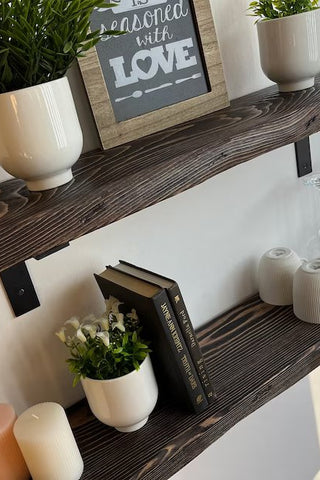 Floating Wall Shelves Set of 2