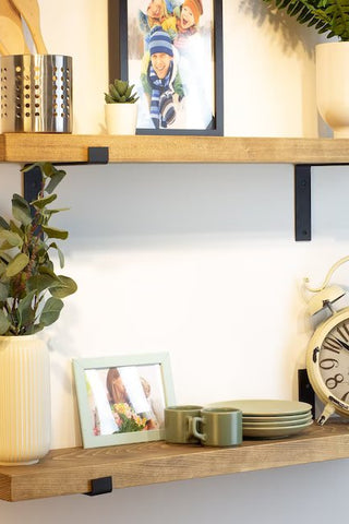 Rustic Shelves for Wall Set of 2