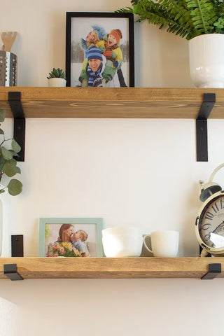 Rustic Shelves for Wall Set of 2