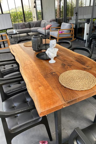 Natural Wooden Dining Table