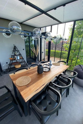 Natural Wooden Dining Table