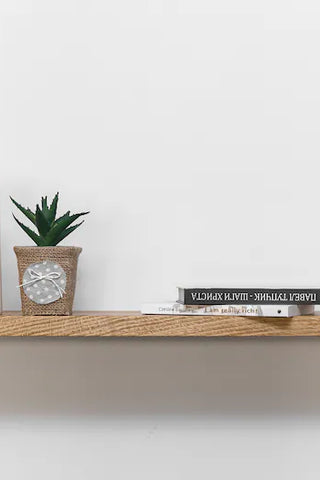 Live Edge Wood Slab Shelf