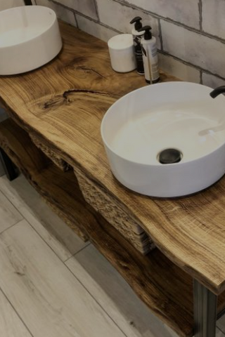Solid wood bathroom vanities table tops