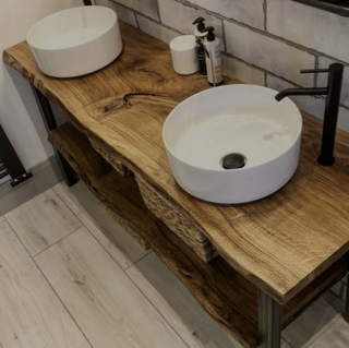 Solid wood bathroom floating vanity tops, Bathroom vanities