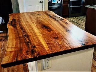 Solid wood kitchen island tops