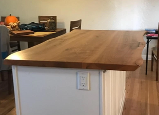 Solid wood kitchen island tops