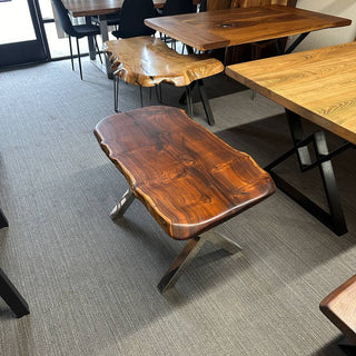 Black Walnut Live Edge Solid Wood Coffee Table