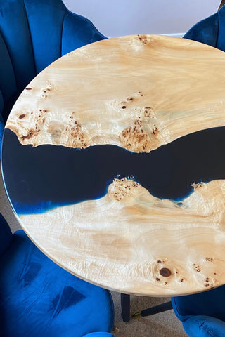Runder Epoxid-River-Tisch
