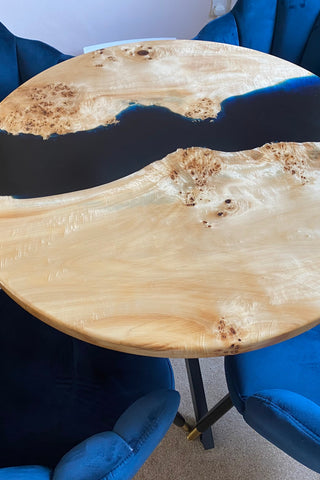 Runder Epoxid-River-Tisch