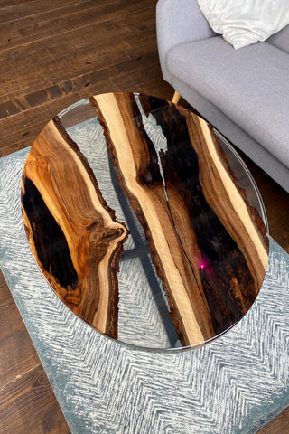 Clear Epoxy Table