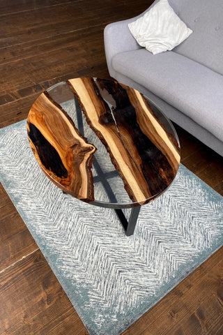 Clear Epoxy Table