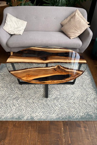 Clear Epoxy Table