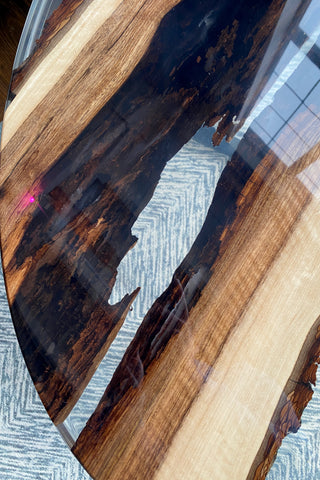 Clear Epoxy Table