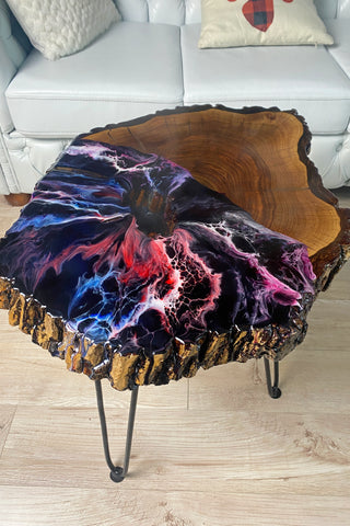 Multi Colored Coffee Table