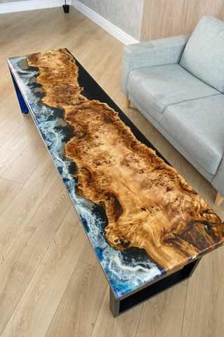 Ocean Wave Living Room Table