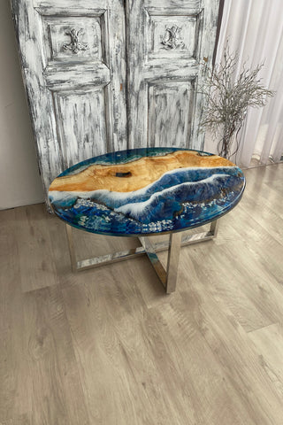 Ovaler Couchtisch
