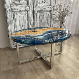 Ovaler Couchtisch