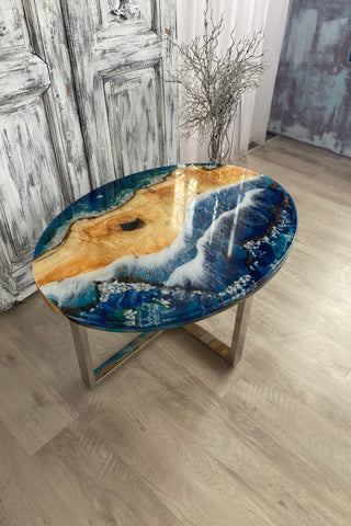 Ovaler Couchtisch