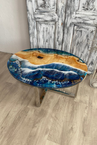 Ovaler Couchtisch